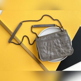 YSL светло-серая цепочка, новая версия, маленькая, с D-образной з