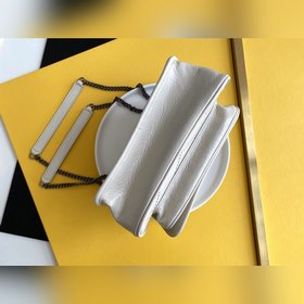 YSL Молочно-белый серебряный цепочка, новая версия, маленький раз