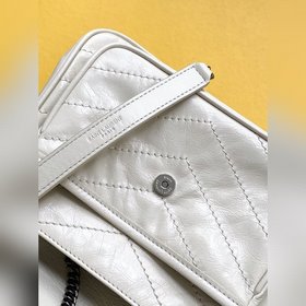 YSL Молочно-белый серебряный цепочка, новая версия, маленький раз