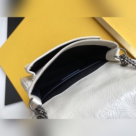 YSL Молочно-белый серебряный цепочка, новая версия, маленький раз
