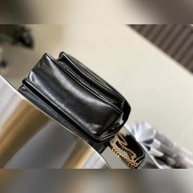 YSL Черная цепочка, новая версия, маленькая, с D-образной застежк