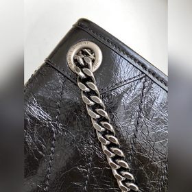ysl Черная серебряная цепочка, новая версия, средний размер, с D-