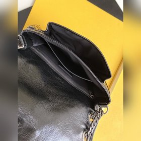 ysl Черная серебряная цепочка, новая версия, средний размер, с D-