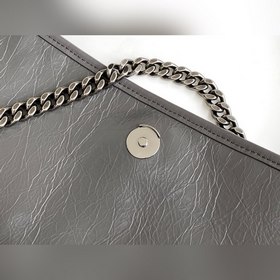 ysl темно-серый цепочка, новая версия, средний размер, с D-образн