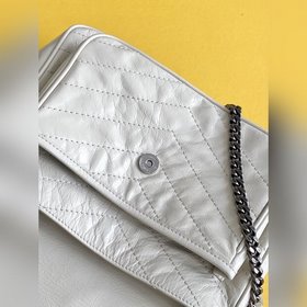 ysl Молочно-белая серебряная цепочка, новая версия, средний разме