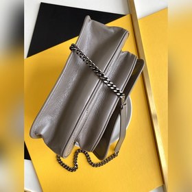 ysl светло-серый серебряный цепочка, новая версия, средний размер