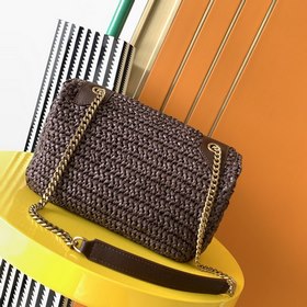 YSL NIKI Серия сумок из кожи плетения, имитирующего рафио Артику