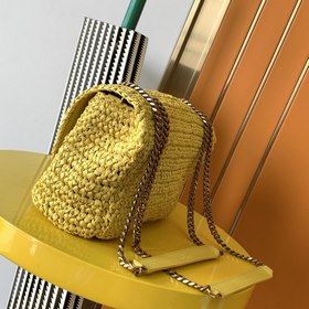 YSL NIKI Серия сумок из кожи плетения, имитирующего рафиа Артику