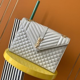 YSL ENVELOPE Большая сумка-конверт Модель： 487198～392740 Новейшая