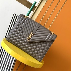 YSL ENVELOPE Большая сумка-конверт Модель： 487198～392740 Новейшая
