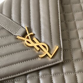 YSL ENVELOPE Большая сумка-конверт Модель： 487198～392740 Новейшая