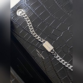 YSL Сумка через плечо с цепочкой и крокодиловым узором Модель： 3