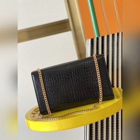 YSL Сумка через плечо с цепочкой и крокодиловым узором Модель： 3