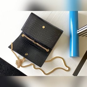 YSL Сумка через плечо с цепочкой и крокодиловым узором Модель： 3
