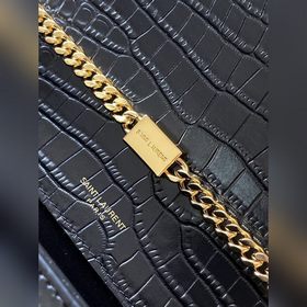 YSL Сумка через плечо с цепочкой и крокодиловым узором Модель： 3