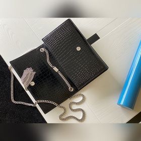 YSL Сумка через плечо с цепочкой и крокодиловым узором Модель： 3
