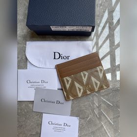 Картодержатель Dior Oblique, модель CH135, кофейный Коричневый ко