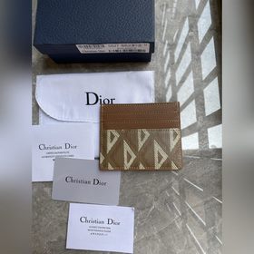Картодержатель Dior Oblique, модель CH135, кофейный Коричневый ко