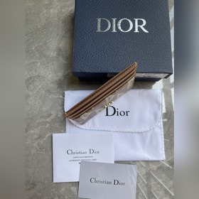 Картодержатель Dior Oblique, модель CH135, кофейный Коричневый ко