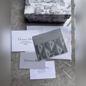 Картодержатель Dior Oblique, модель CH135, серый Карточный держат
