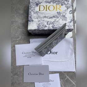 Картодержатель Dior Oblique, модель CH135, серый Карточный держат