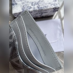 Картодержатель Dior Oblique, модель CH135, серый Карточный держат