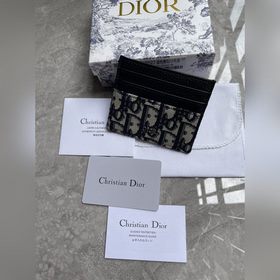 Длинный и компактный кардхолдер Dior Oblique, модель CH135 Удобен