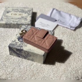 Dior Кожаный чехол для карт, модель S0074 Многослойный дизайн в 