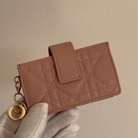 Dior Кожаный чехол для карт, модель S0074 Многослойный дизайн в 