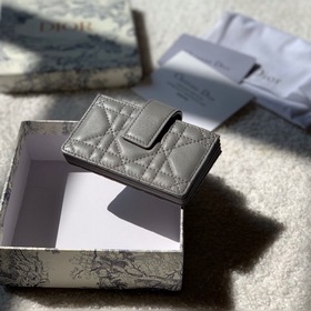 Dior Кожаный чехол для карт, модель S0074 Многослойный дизайн в 