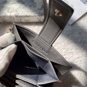Dior Кожаный чехол для карт, модель S0074 Многослойный дизайн в 