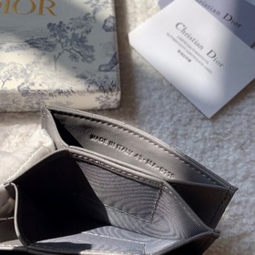 Dior Кожаный чехол для карт, модель S0074 Многослойный дизайн в 