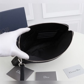 Диор DIOR AND SHAWN сумочка Модель： 2PUCA251YZS (черная кожа с бе
