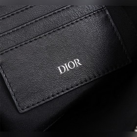 Диор DIOR AND SHAWN сумочка Модель： 2PUCA251YZS (черная кожа с бе