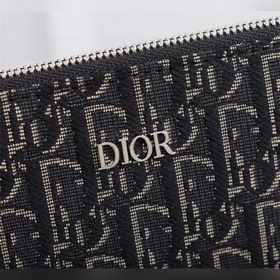 Dior OBLIQUE клатч Модель： 2OBCA225-1YSE (серый с узором) Бежевы