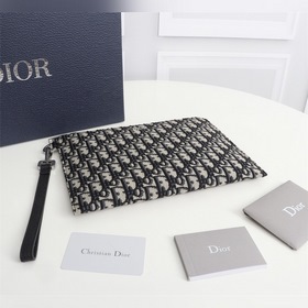 Dior OBLIQUE клатч Модель： 2OBCA225-1YSE (абрикосовый с узором) Б