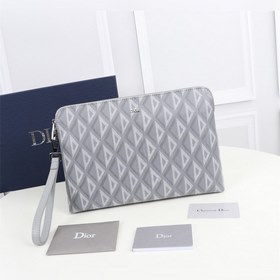 Сумка Dior Модель： 2PUCA251YZS (гладкая кожа серого цвета) Эта с
