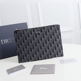 Dior OBLIQUE клатч Модель： 2OBCA225YSE (абрикосовый с узором) Бе