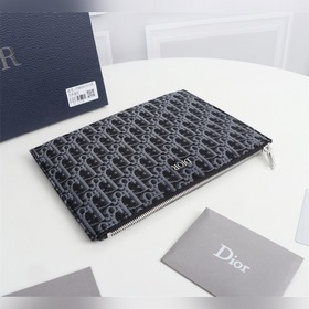 Dior OBLIQUE клатч Модель： 2OBCA225YSE (абрикосовый с узором) Бе