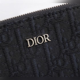 Dior OBLIQUE клатч Модель： 2OBCA225-1YSE (черный с узором) Вмеща
