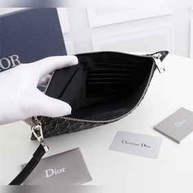 Dior OBLIQUE клатч Модель： 2OBCA225-1YSE (серый с узором) Вмещае
