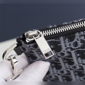 Dior OBLIQUE клатч Модель： 2OBCA225-1YSE (синий с узором) Бежевый