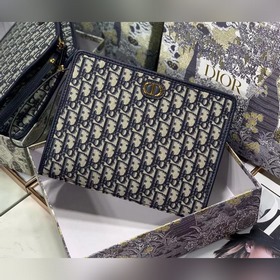 Сумка Dior Oblique из канваса Размеры： 26 × 19,5 × 7 см