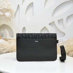 Dior - Новая сумка-саквояж Dior, модель D180  Черная ткань в соч