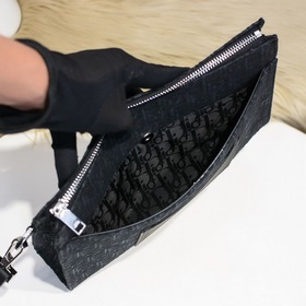 Dior - Диор, сумка-клатч, модель 131-5 Изготовлена из ткани Obliq