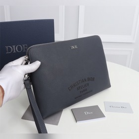 Диор DIOR AND SHAWN сумочка Модель： 2PUCA251YZS (серая кожа с че
