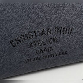 Диор DIOR AND SHAWN сумочка Модель： 2PUCA251YZS (серая кожа с че
