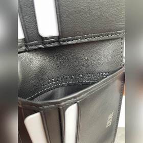 Мужской кошелек Dior, модель BBH027, , синий узор Dior Oblique в 