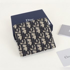 Кожаный кошелек Dior для мужчин, модель BBH027, , из ткани Dior O