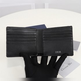 Кожаный кошелек Dior для мужчин, модель BBH027, , из ткани Dior O